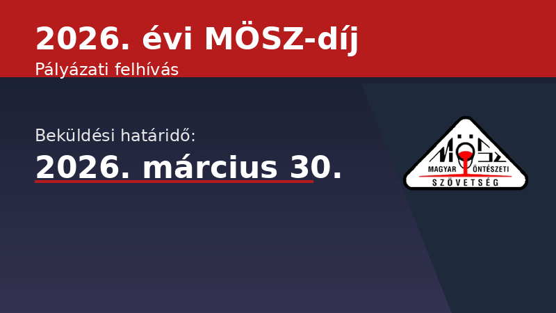 MÖSZ-díj – Pályázati felhívás (2026)